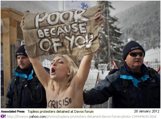 Three brave Ukrainian women hit the vital point, exposing naked facts to the world.